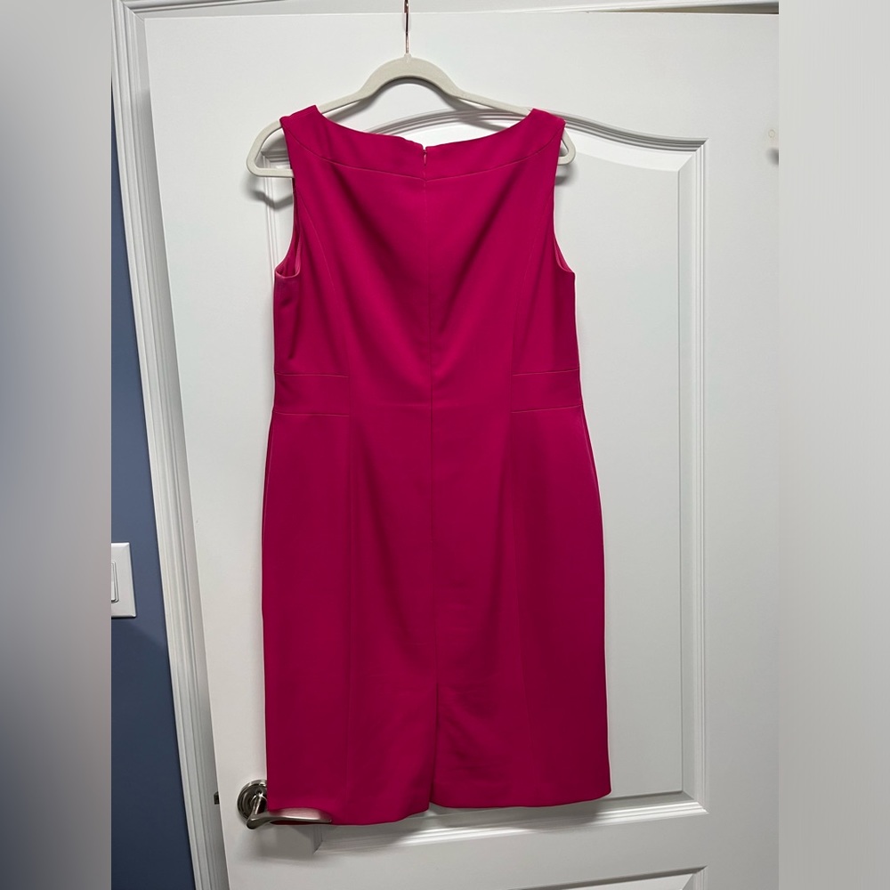 This brand is Anne Klein, darker pink business dress. Size 12.